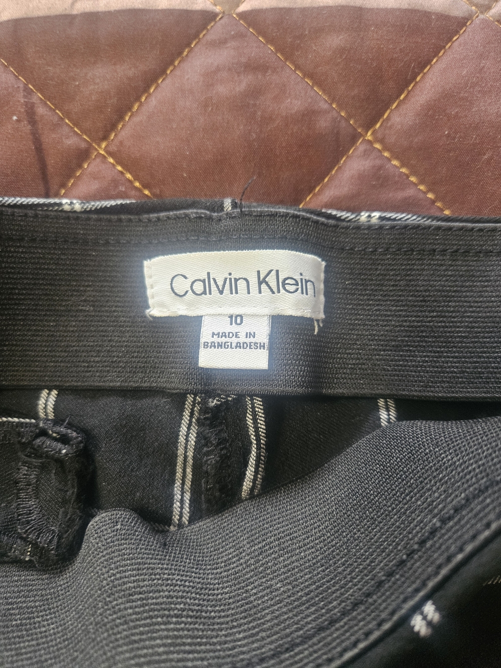 Calvin Klein Black Women's Leggings with Branded Waistband